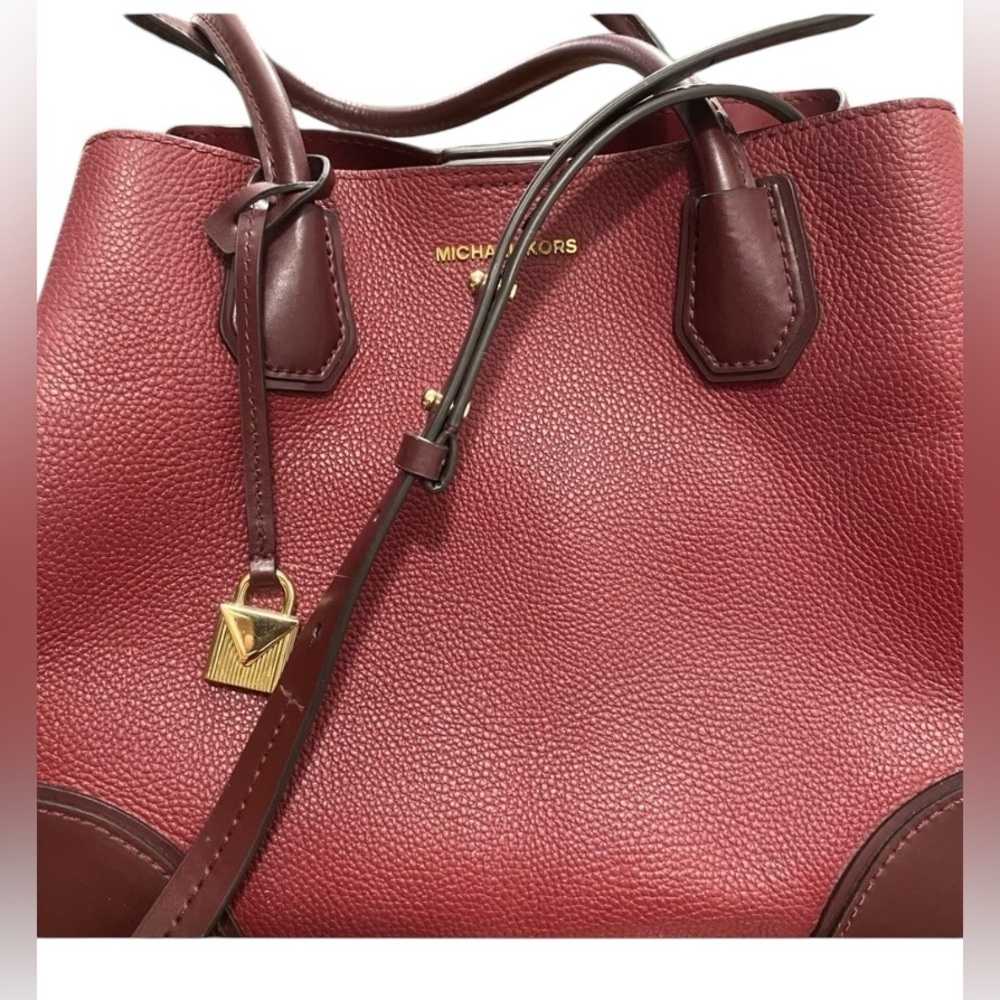 Michael Kors Mercer Gallery Satchel • Large • Reinforced Corners • Center Zip • - Picture 2 of 15